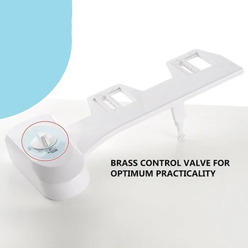 

High Non Electric Bidet Toilet Seat Attachment Fresh Water Spray for Women Men UEJ