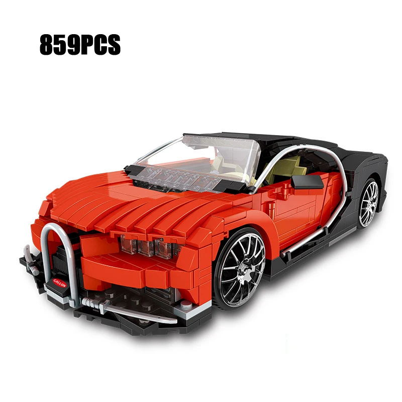 Техника Супер спортивный автомобиль Bugatti Veyron moc строительный блок Сборная модель