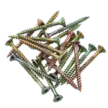 

100PCS 4.5X60MM Galvanized C1022A Woodworking Screw T25 Torx Self-Tapping Screw Deck Screw/Wood Screw/Binding Screw
