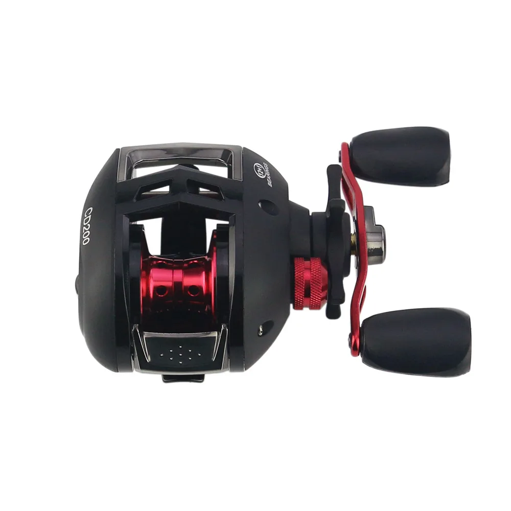 REELSKING Новое водное колесо CD200/201 серия 12 + 1BB Baitcast Катушка для рыбалки с ручкой