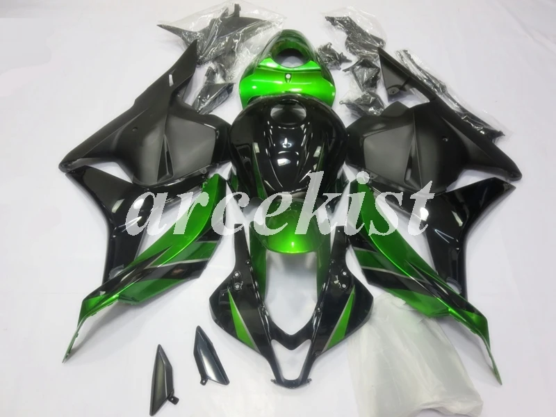 4 подарки литьевая Форма ABS Полный обтекатели Подходит для HONDA CBR600RR F5 2009 2010 2011 2012 09 10 11 12 набор кузова зеленый черный