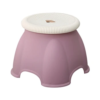 

Stackable Furniture Non Slip Beach Portable For Kids Strong Bearing Picnic Household Small Stool Round Thickened Living Room