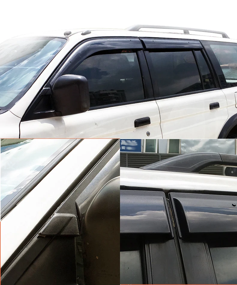 4 шт. для mitsubishi nativa / Pajero Sport Windows visor (пожалуйста проверьте что ваш автомобиль такой