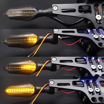 

LED Motorcycle signal light Scooter Number Plate Holder Motocross Scooter Number Plate Holder Motorcbike license frame