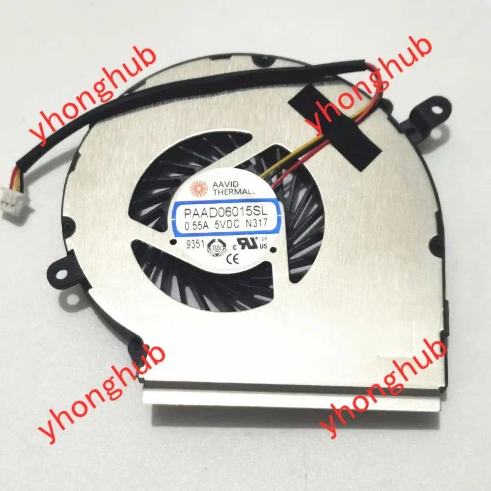AAVID PAAD06015SL N317 сервер Cpu охлаждающий вентилятор DC5V 0.55A 3 жильный|cpu fan|server fanfan cpu |