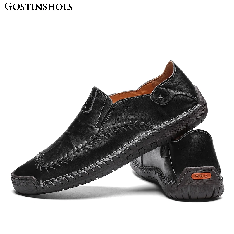 

Mens Shoes Casual Luxury Fashion Men Loafers Genuine Leather Moccasins Homme Slip on Zapatos