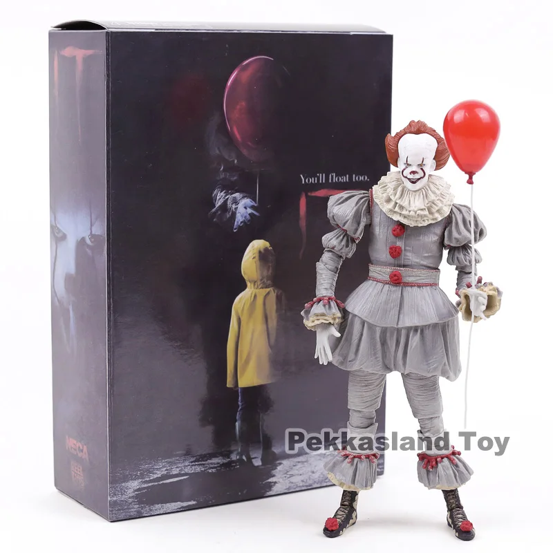 NECA Stephen King's It Pennywise ПВХ фигурка Коллекционная модель игрушки - Цвет: A box