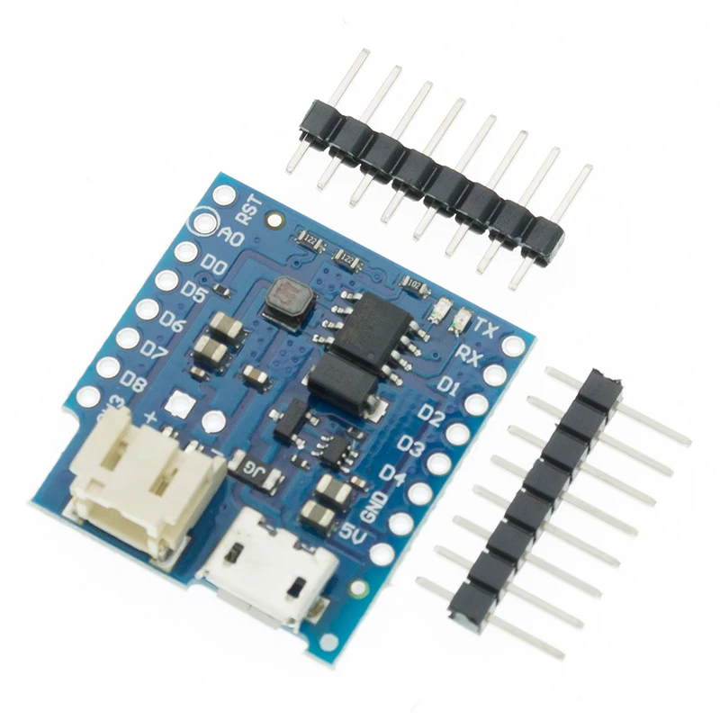 Щит для аккумулятора V1.2.0 Для WEMOS D1 mini зарядка и усиление одной литиевой
