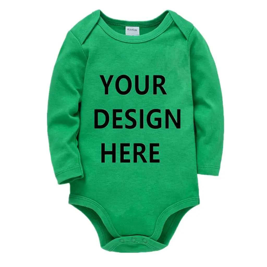 

Personalized Baby Clothes Newborn Custom Body 0-24M Toddler Girl Boy Clothes Infant Romper Baby Bodysuits DIY Photo Logo Brand