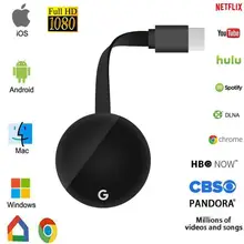 Anycast G7s Miracast DLNA AirPlay зеркальный экран медиа поток беспроводной HDMI tv Stick Wifi Дисплей ключ приемник для IOS Android