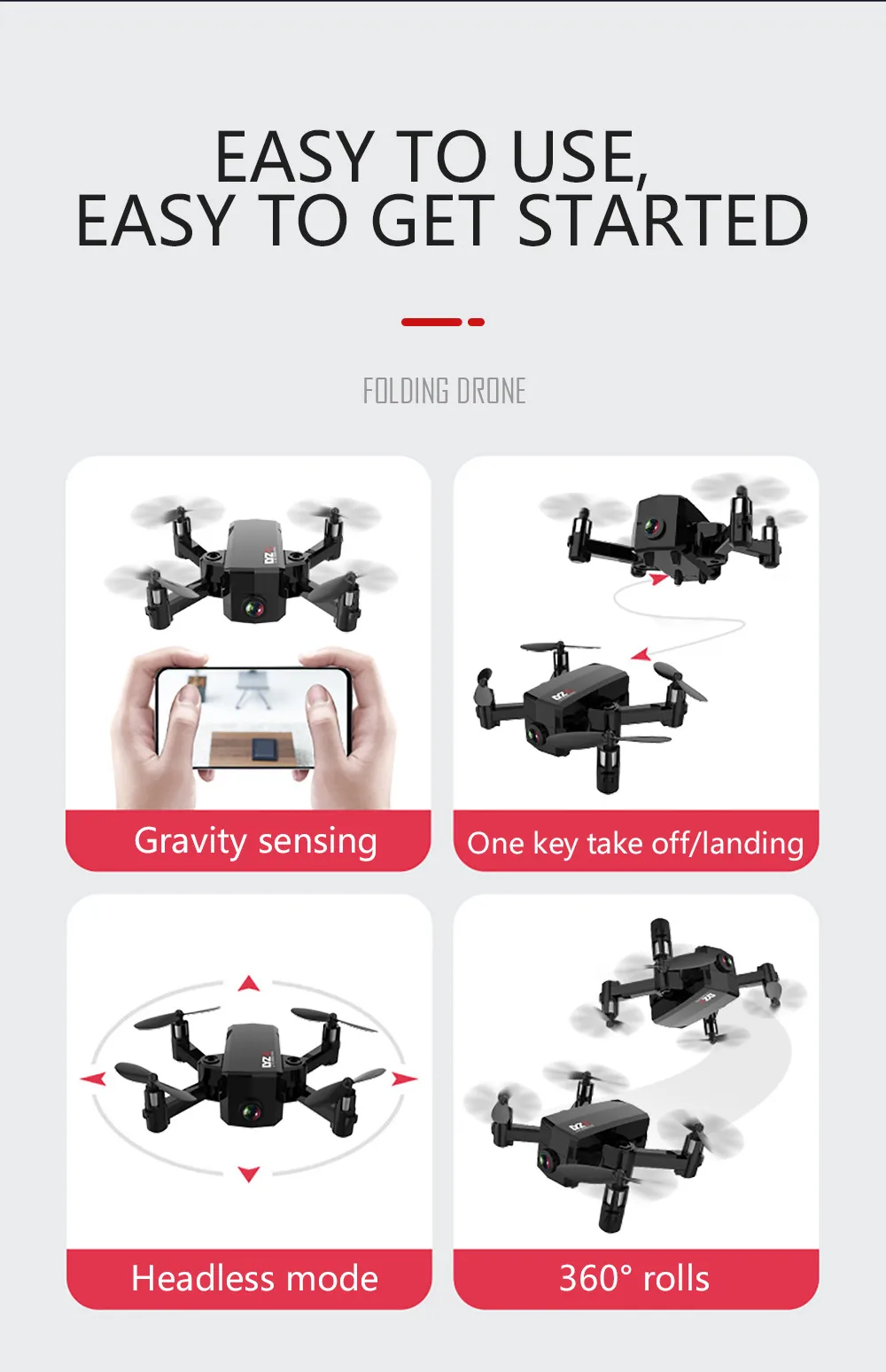 Высокое качество Дрон аксессуары мини 2MP 720P HD камера 2,4 ГГц wifi FPV RC Квадрокоптер селфи Дрон Лидер продаж продуктов