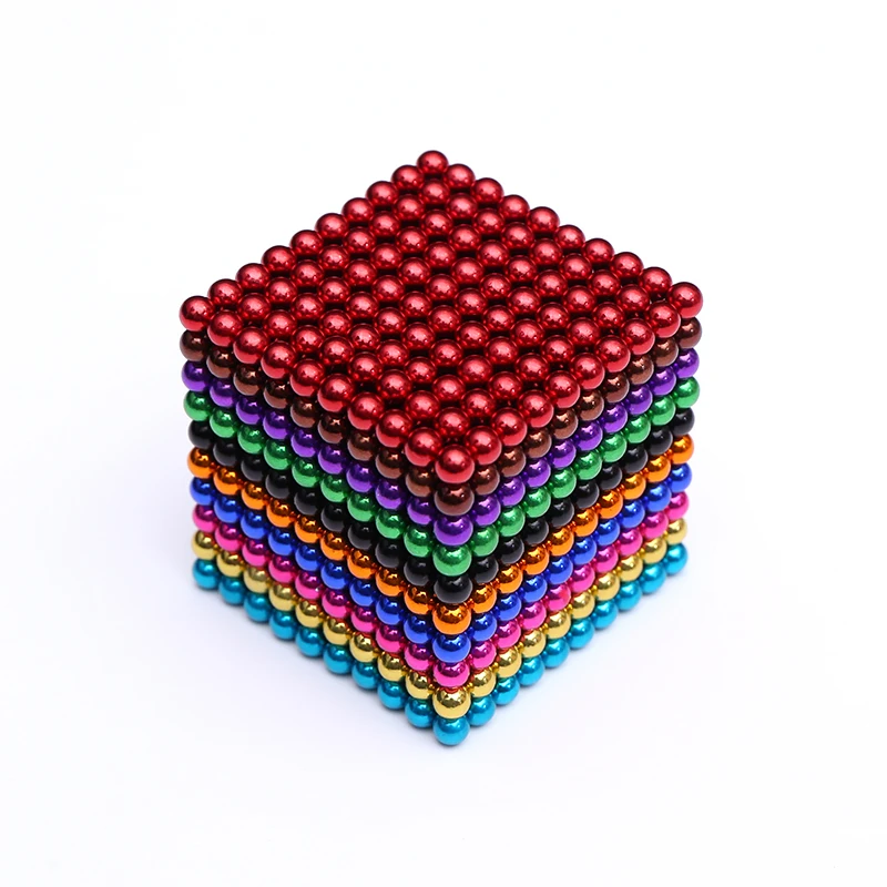 512 шт 1000 шт 3 мм 5 мм магические магнитные блоки магнитные шарики Neo Cube упаковка в металлической коробке