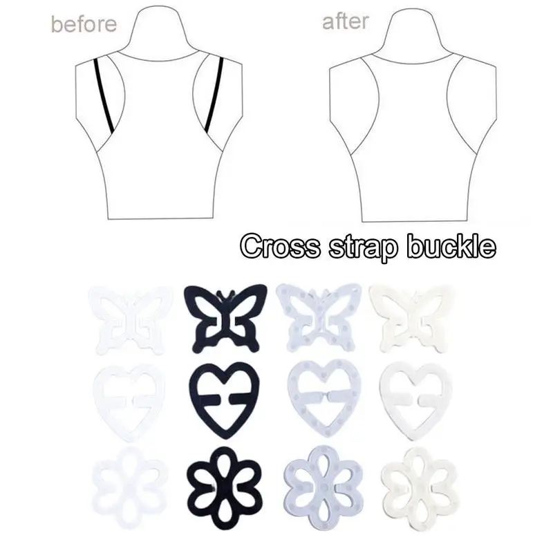 

5pcs Bra Clips Bra Buckles Strap Holders Underwear Fasteners High Quality Invisible Bra Buckle Shadow Women Accessories