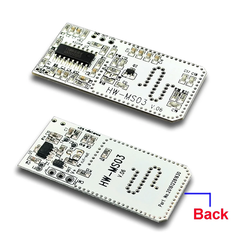 

Motion Sensor Module Radar Motion Sensor HW-MS03 2.4GHz to 5.8GHz Microwave Radar Sensor Module for Arduino