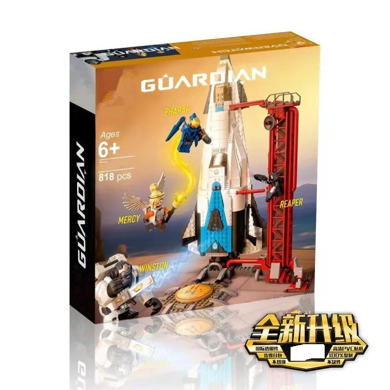 

New 2019 818pcs Overwatchingly Watchpoint: Gibraltar 75975 Set Building Blocks Bricks Model Building Toys for Children Gifts