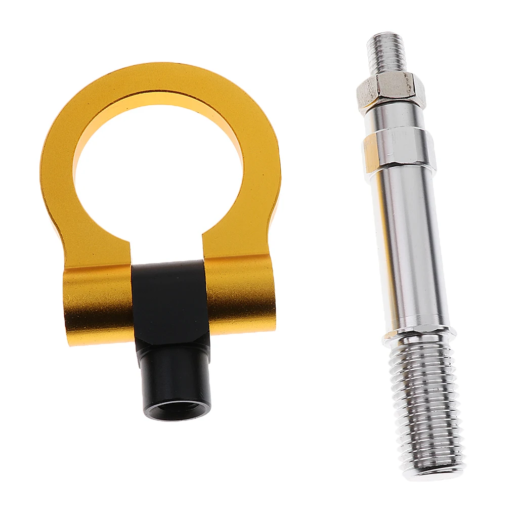 Aluminum Alloy Front Rear Bumper Racing Tow Hook for Mazda 3 2014-2016