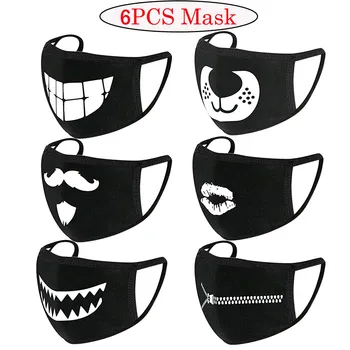 

Face Mask Scarf Mascarilla Mascarar Cotton Face Mask Pm2.5 Activated Carbon Mask Washable And Reusable Lot Maska Mascarillas