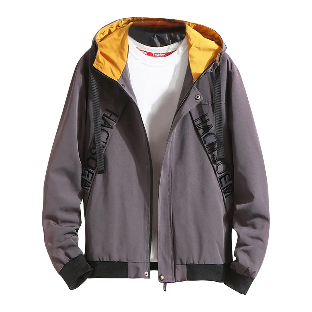 Chaquetas hombre мужская осенне-зимняя повседневная верхняя одежда на молнии, дышащая рабочая куртка, зимняя мужская куртка