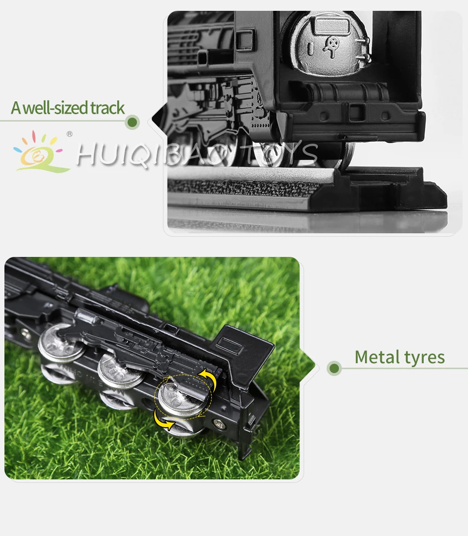 4 шт./компл. трек поезд высокоскоростных железных дорог металлического сплава инерционных машин модели железного коня трек литые игрушечные модели для детей