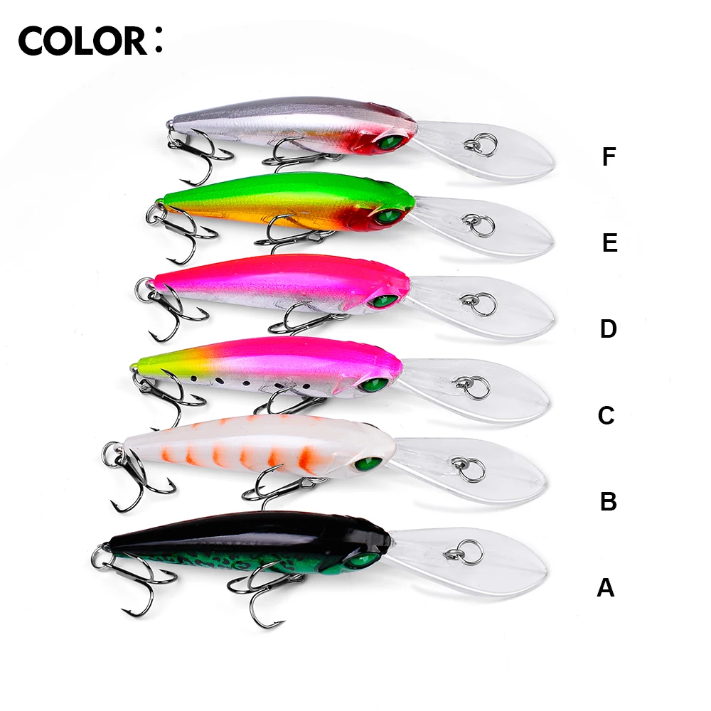 PROBEROS 1PCS Rolling Minnow Wobblers 9.5cm-6g Topwater Fishing Lures  Flotaing Swimbaits Professional Hard Baits Fishing Tackle - AliExpress