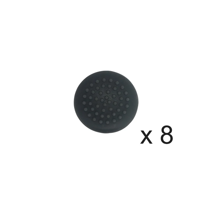 8 pcs gray Резиновый силиконовый колпачок для kingd Switch Lite контроллер Thumbstick Thumb Stick Pretect чехол для джойстика - Цвет: 8 pcs gray