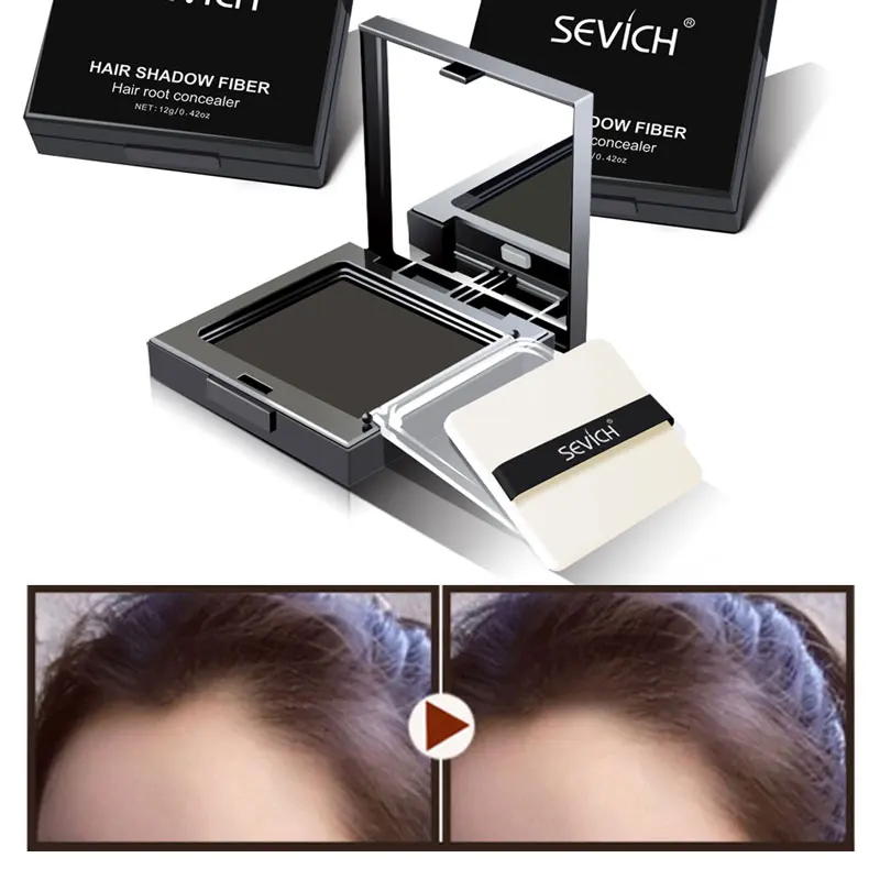 Sevich Hair Line powder compact 12g hair building powder hair coloring product