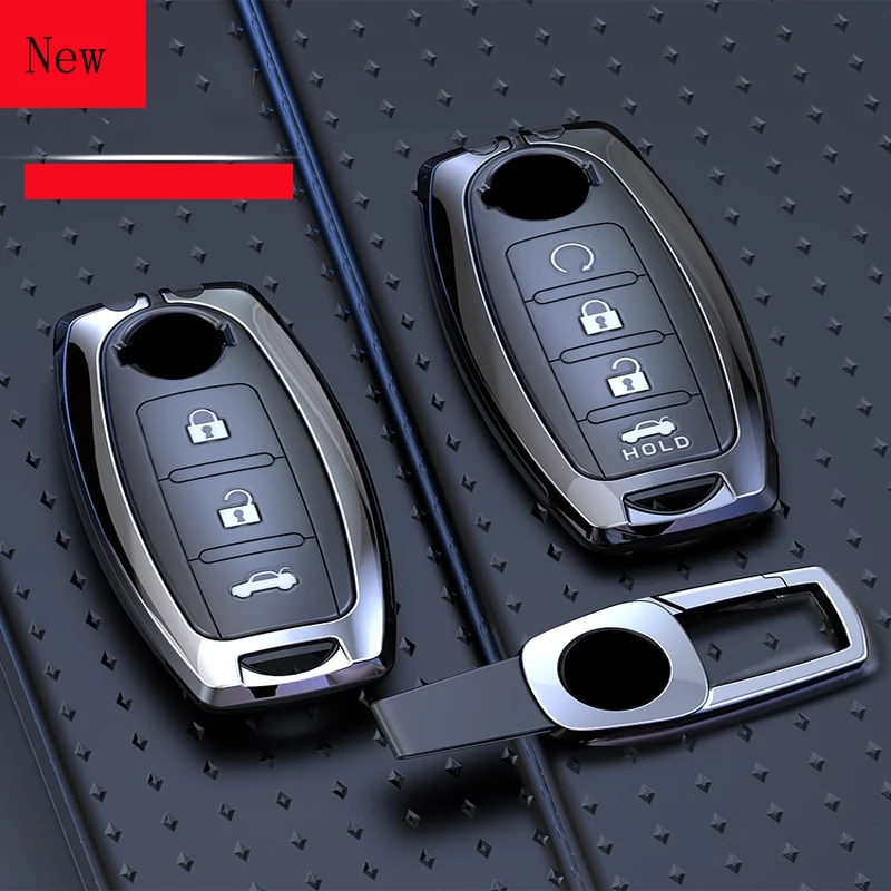 

High-Quality Galvanized Alloy Car Smart Key Case Cover for Nissan Bluebird Sylphy Teana X-TRAIL Qashqai Murano Bluebird 2020