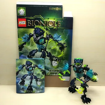

Bionicle Storm Beast Qurke Beast Figures Building Block Compatible With Lepining 71314 Bioniclemask Toys For Children Gift