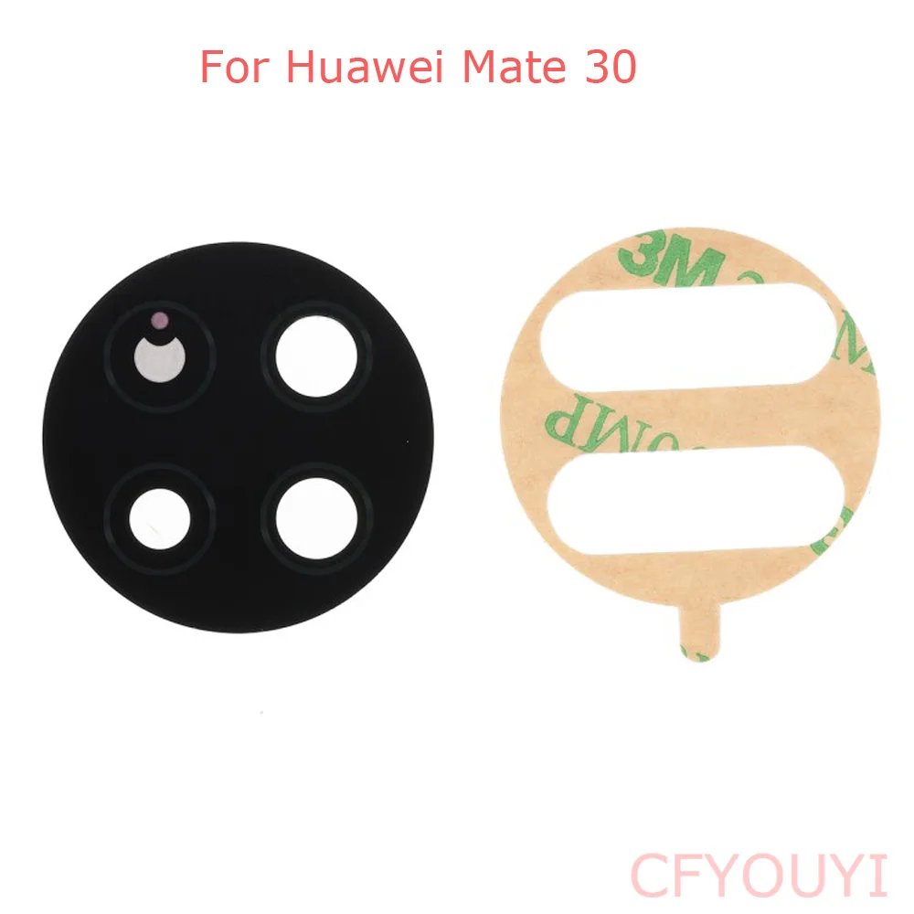 

10pcs/lot For Huawei Mate 30 Pro Back Camera Lens Cover With Adhesive Sticker Glue Replacement For Mate30