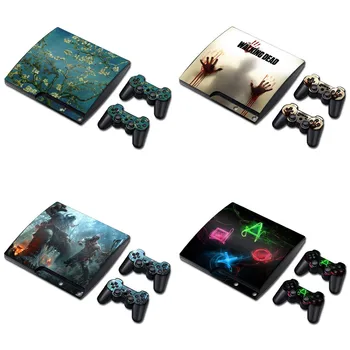 

Camo Console For ps3 slim Stickers 2 Cover console controller