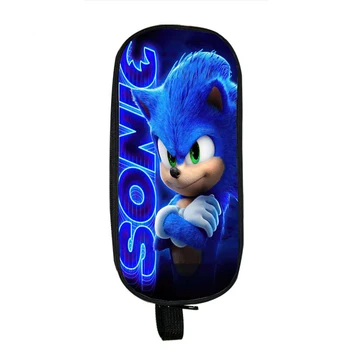 

Hot Sale Students Sonic Pencil Case Boys Girls Anime Stationery Bag Teens Pencil Holder Kids Cartoon Pen Bag Surprise Gifts