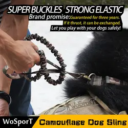 Wosport Горячая перевязь для домашних животных тактическая дорожная переноска на открытом воздухе веревка для собак походов, альпинизма