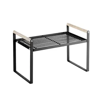 

Metal Kitchen Spice Jar Can Oil Bottle Rack Condiment Storage Holder Organizer Shelf Bathroom Organizer