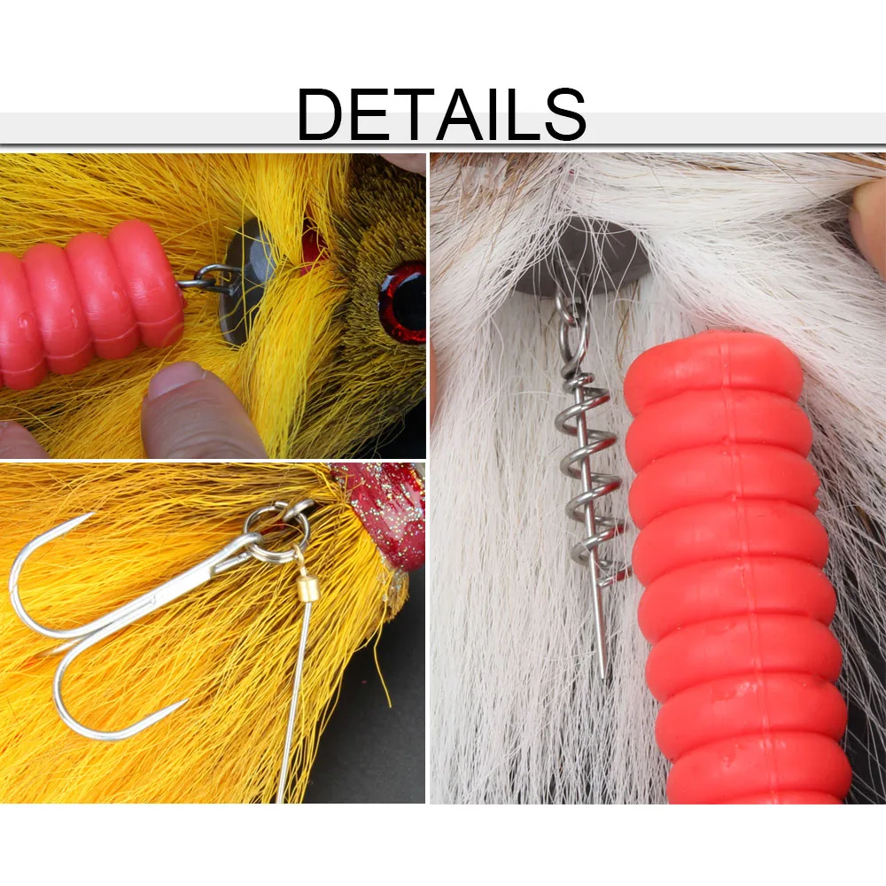Spinpoler Щука рыбалка мышь 3D глаза волосы оленя прикреплены с пластмассовыми крючками приманки для большой щуки сома черный бас