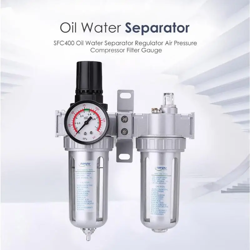 SFC400 регулятор сепаратора масляной воды компрессор давления воздуха указатель фильтра