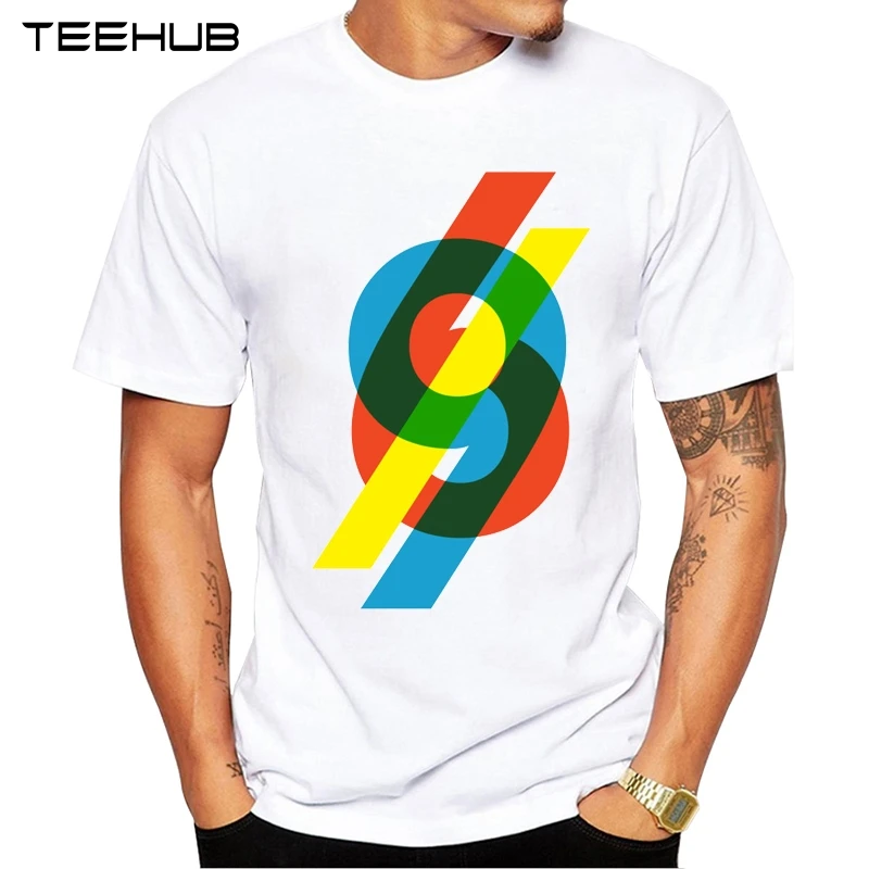 Новинка 2019 модная мужская футболка TEEHUB с коротким рукавом и круглым вырезом