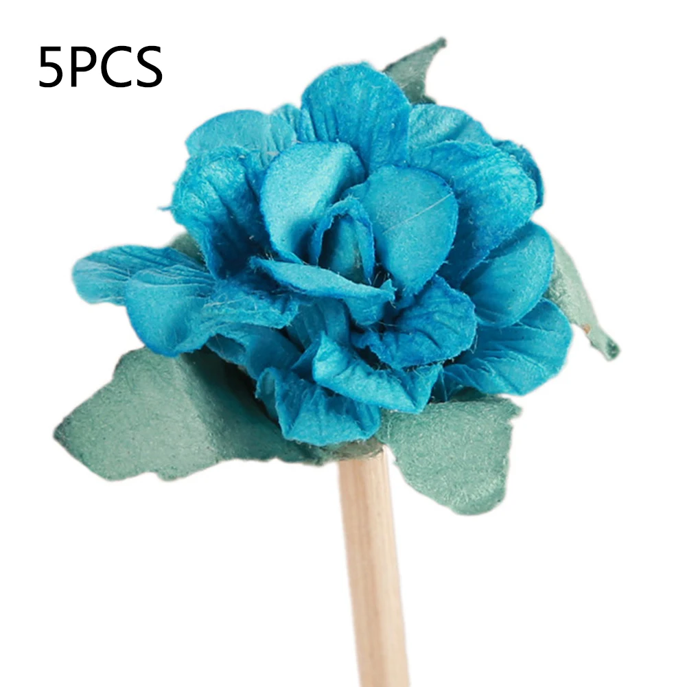5pcs Artificial Flower Rattan Fragrance Diffuser Replacement Stick DIY Handmade Home Decoration Simple Style Rattan Oc24 - Цвет: A2