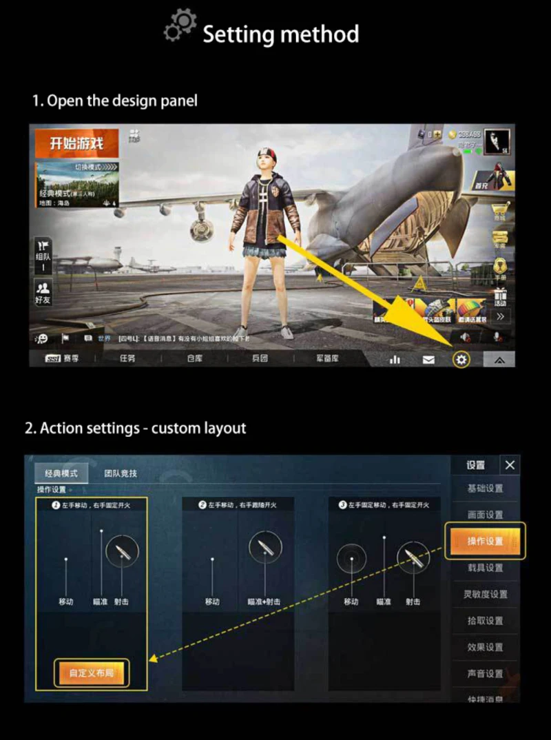 New Game Controller For Mobile Phone Auto High Frequency Click Button Gaming Joysticks Phones Trigger Gamepad For Pubg
