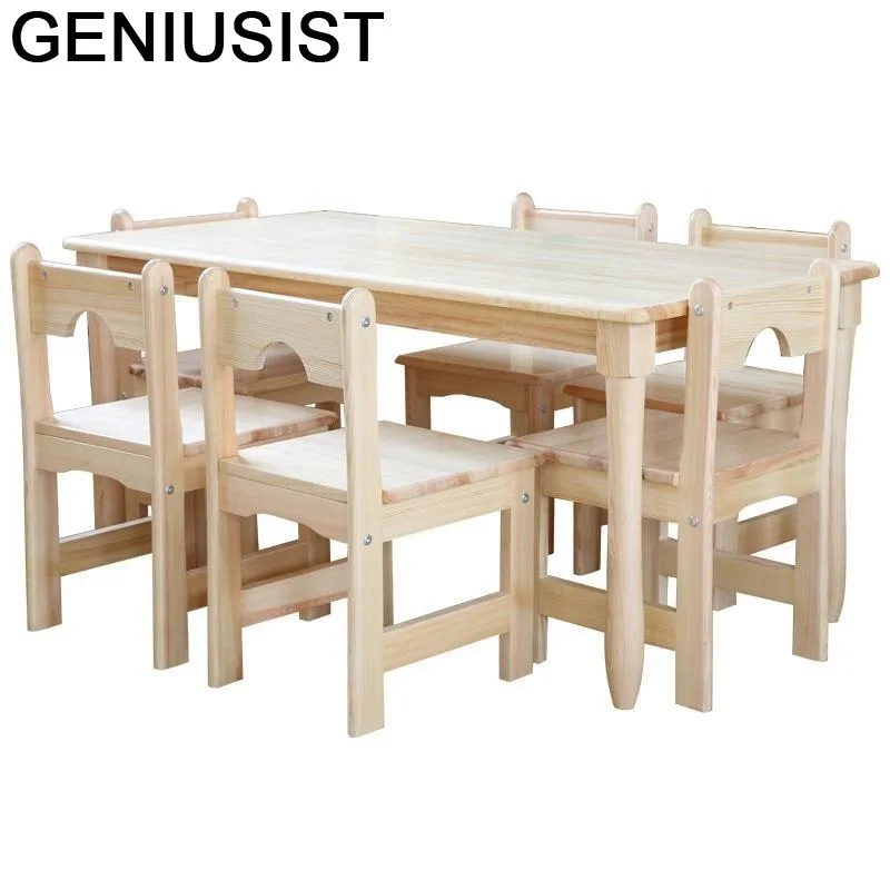 Masasi Children and Chair De Estudio Tavolo Bambini Child Y Silla Kindergarten Kinder Study for Enfant Mesa Infantil Kids Table |