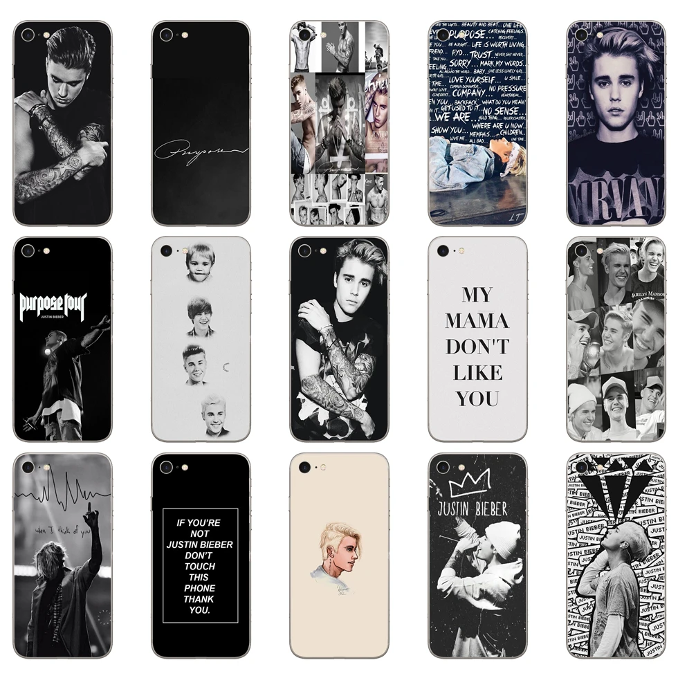 23DD Fashion JUSTIN BIEBER Sorry Love Yourself Soft Silicone Cover Case for iphone 5 5s se 6 6s 8 plus 7 7 Plus X XS SR MAX case iphone 8 silicone case