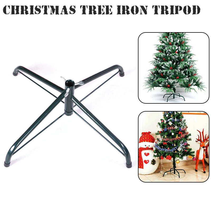 Green Christmas Tree Stand Foldable Metal Xmas Tree Base Heavy Duty Tree Holder Easy Installation Christmas Pendant Drop 2022|Pendant & Drop Ornaments| - Aliexpress