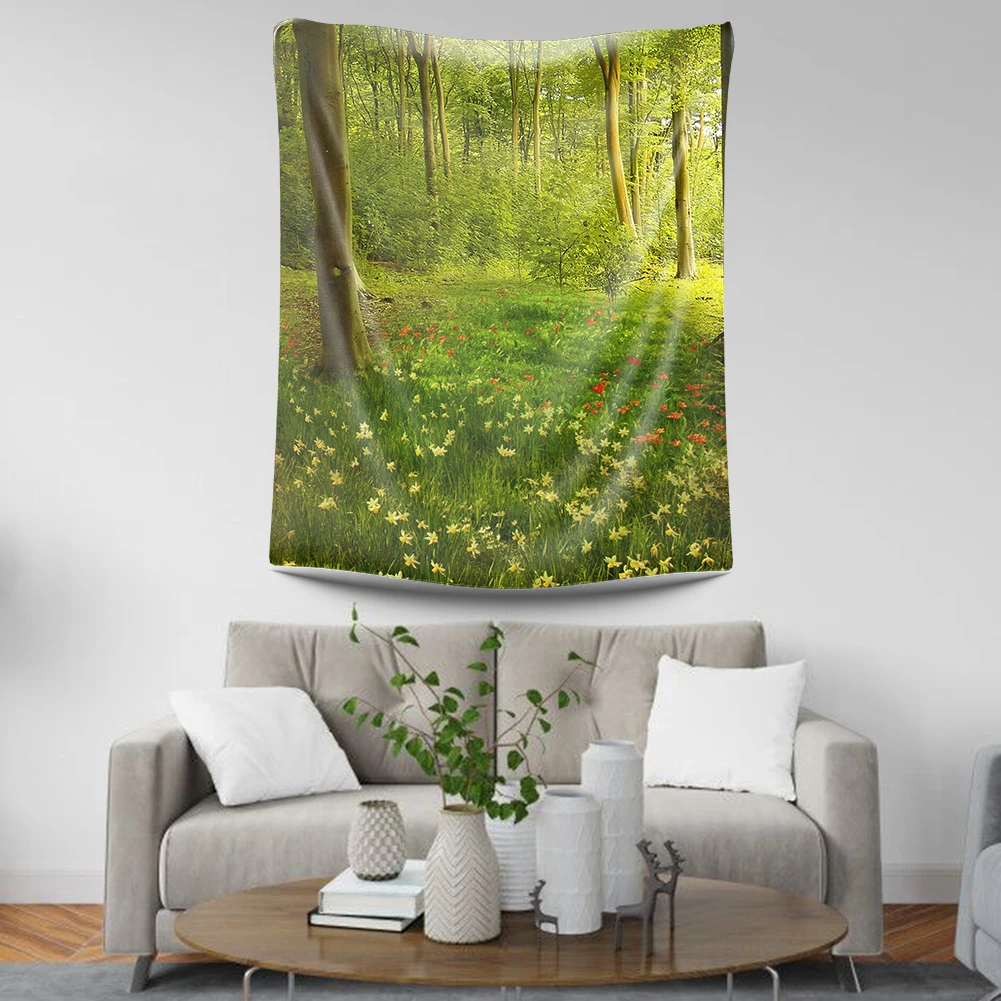 Psychedelic forest Tapestry Indian Mandala Bohemian Tapestry Wall Tapestry Wall Hanging Tapiz Pared Mandala Wall Hanging TAP425 - Цвет: 13