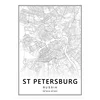 St Petersburg Map