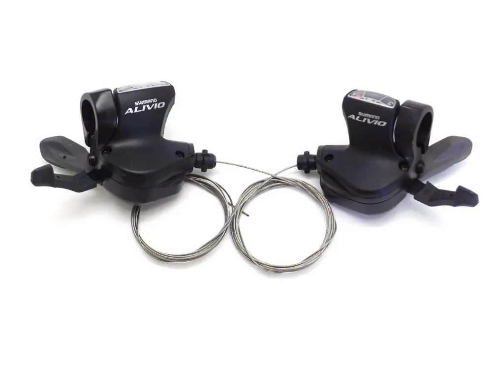 3s and 8s Shimano Alivio SL-M410 3x8 скоростной левый и правый велосипед - Цвет: 3s and 8s