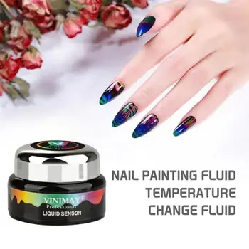 

1PC Thermochromic Liquid Neon Auroras Nail Color Changing Gel Nail Polish 103g Soak Off UV Gel Varnish Semi Permanent Gel TSLM1