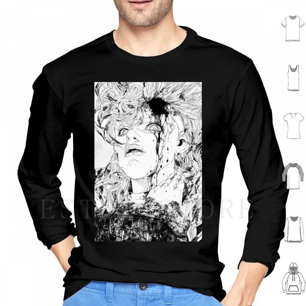 Innocent Rouge Bloody Sister Felpe Gure Bloody Manga Junji Ito Innocent Rouge Horror Love Nsfw Mature