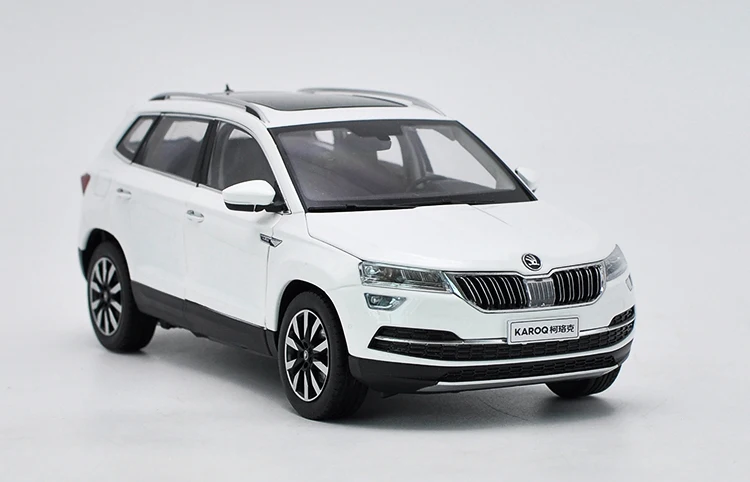 1:18 высокое тщательное Skoda KAROQ сплав модель автомобиля статические металлические модельные автомобили с оригинальной коробкой