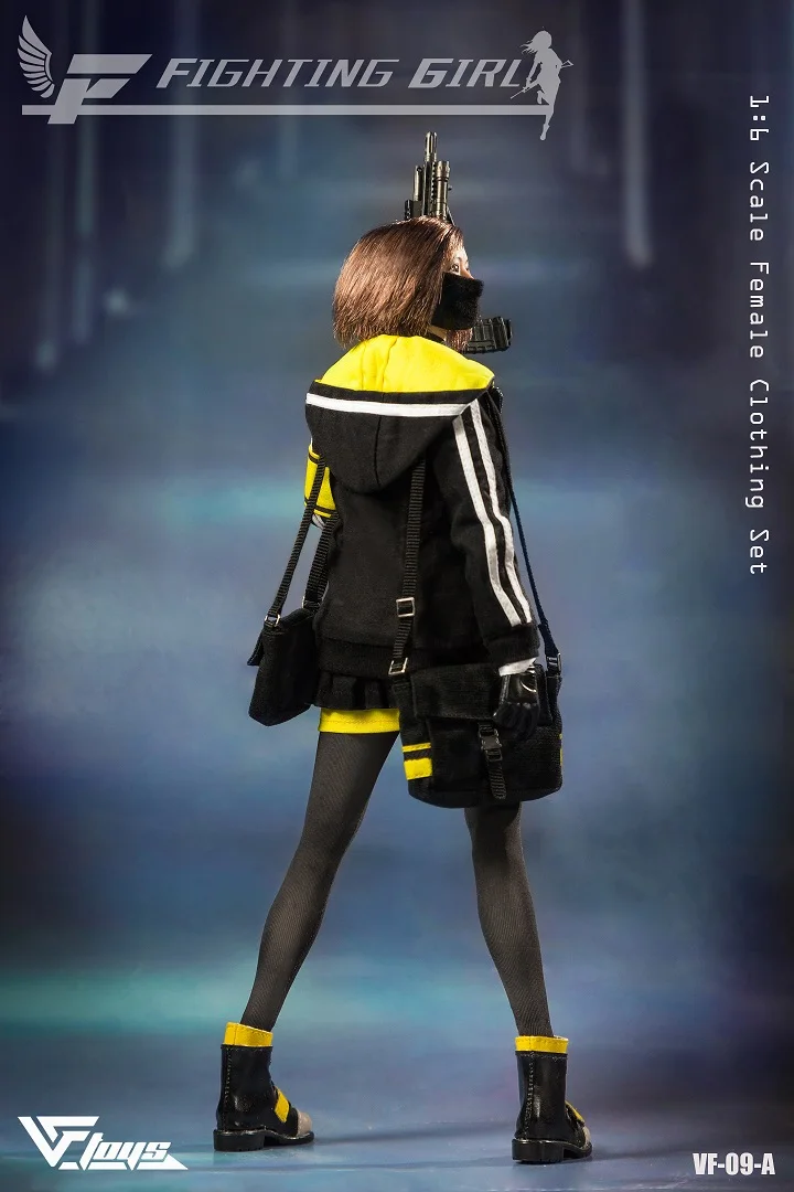 Details about   VFtoys VF-09 1/6 Scale Fighting Girl Shoulder Bag Model for 12" Female Figure