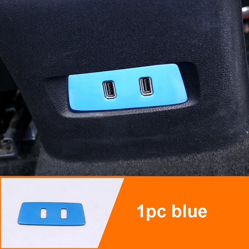 1 шт. для MG HS- кондиционер розетка декоративная рамка заднего ряда USB декоративная панель из нержавеющей стали