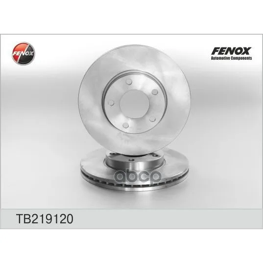 Диск Тормозной Передний Mazda 3/5 1.4/1.6/Td/2.0cd 03- Tb219120 FENOX арт. TB219120